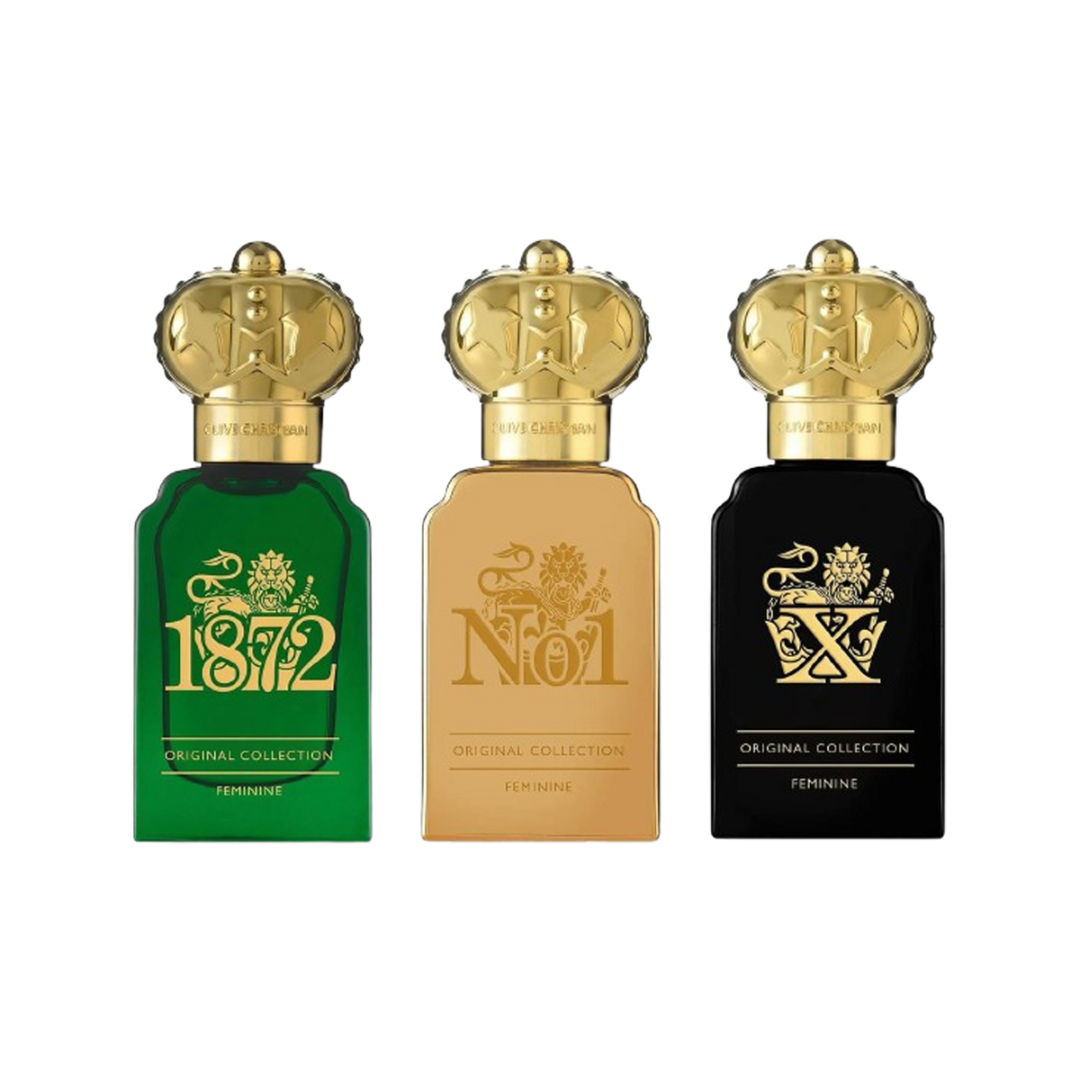 Feminine Traveller Set Original Collection 3X10ml - קלייב כריסטיאן סט אוריגינל קולקשן