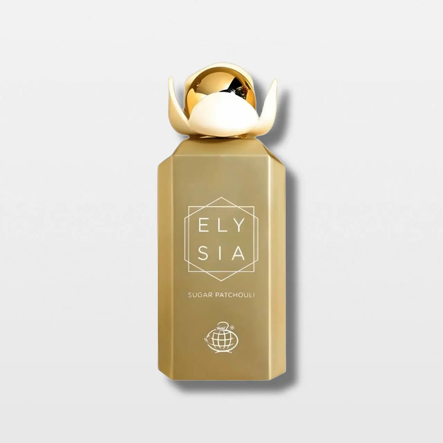 בקבוק בושם Elysia Sugar Patchouli Fragrance World EDP 100ml – צילום חזית