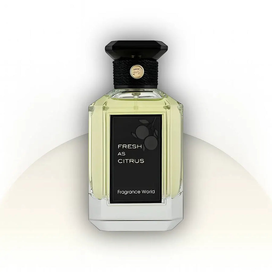 בושם Fresh As Citrus Fragrance World יוניסקס 100 מ״ל EDP | בהשראת Guerlain Frenchy Lavande | ניחוח הדרי־ארומטי עם לבנדר, נרולי ווטיבר