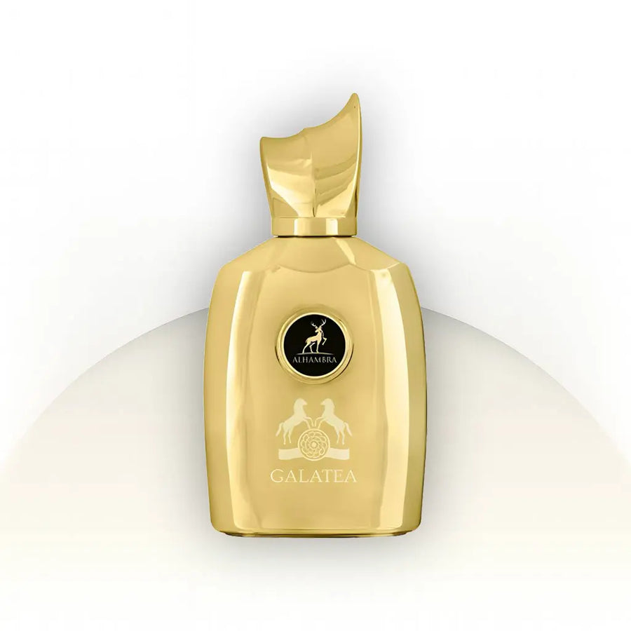 בושם Galatea Maison Alhambra EDP 100ML – ניחוח יוניסקס בהשראת Godolphin Parfums de Marly עם עור, וניל וענבר.