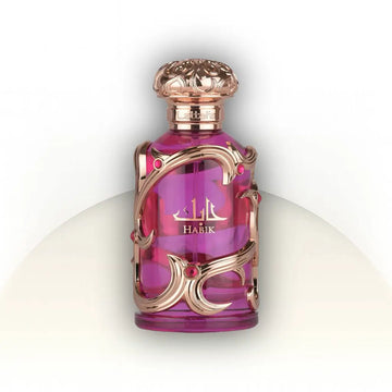 Habik For Women Lattafa Perfumes בושם לאישה 100 מ״ל EDP | בהשראת Versace Dylan Purple | ברגמוט, אגס, לילי, יסמין, פרזיה, ענבר ומוסק