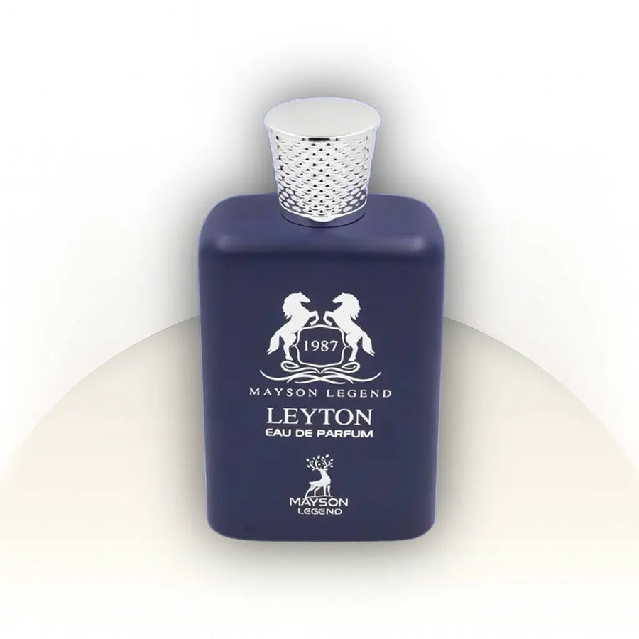 בושם Leyton Mayson Legend EDP 100ML בהשראת Layton – ניחוח יוניסקס אלגנטי מתובל ועצי.
