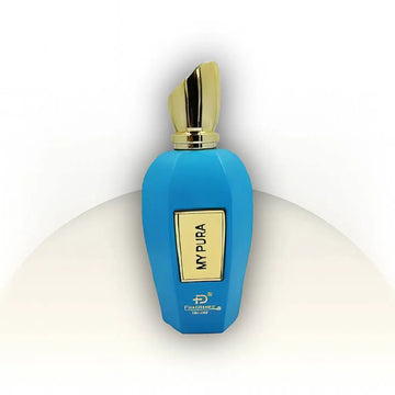 My Pura Fragrance Deluxe EDP 100ML – בושם יוניסקס יוקרתי ורענן בהשראת Erba Pura Xerjoff עם תווים הדריים, פירותיים ועומק ונילי-ענברי.