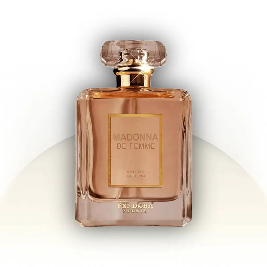Pendora Madonna De Femme בושם לאישה 100 מ״ל EDP | בהשראת Coco Mademoiselle Chanel | ניחוח הדרי־פרחוני עם ורד, יסמין, פצ'ולי ווניל